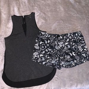 ✨outfit! NWT Express shorts & Banana Republic tank